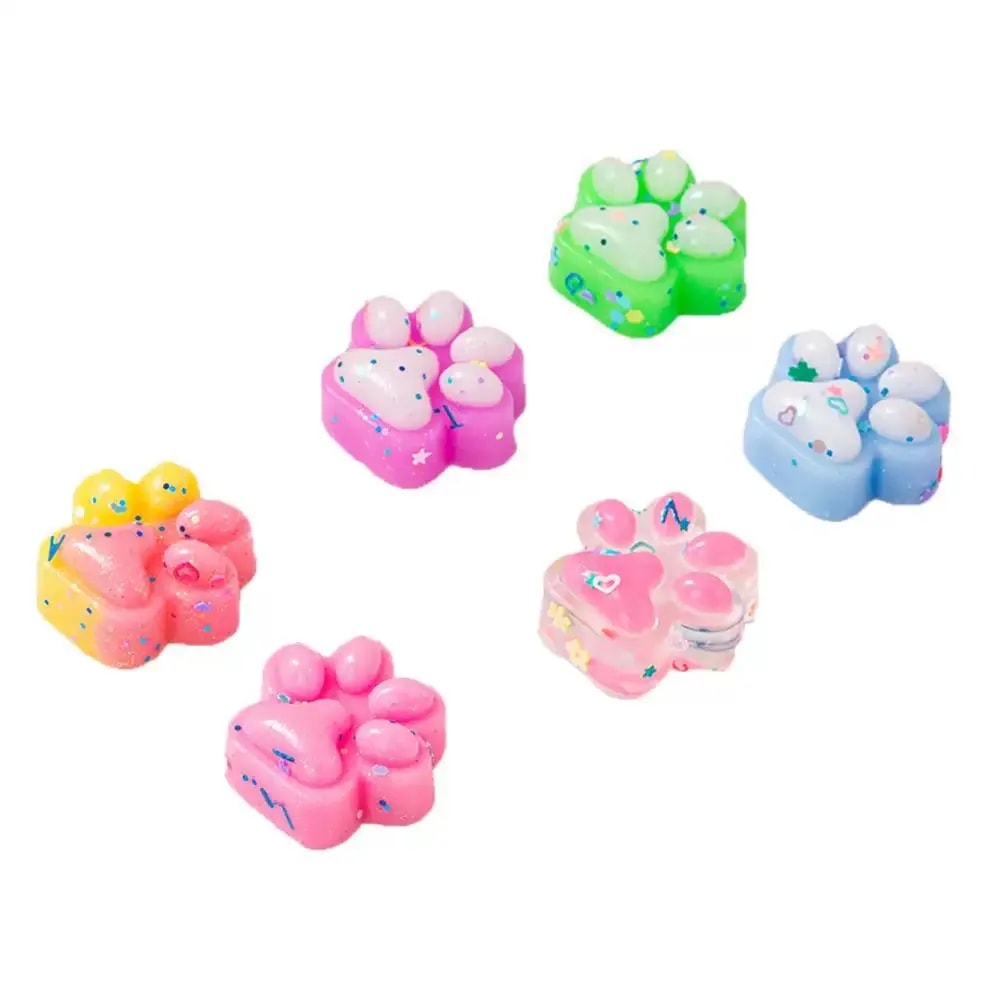 Kocie łapki squishy w różnych kolorach